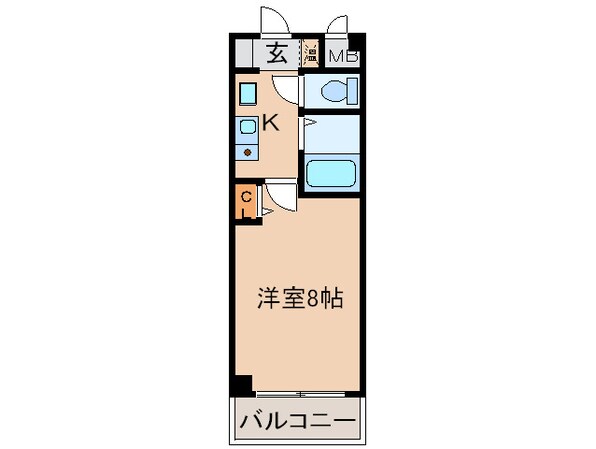 Ｋ緑地の物件間取画像